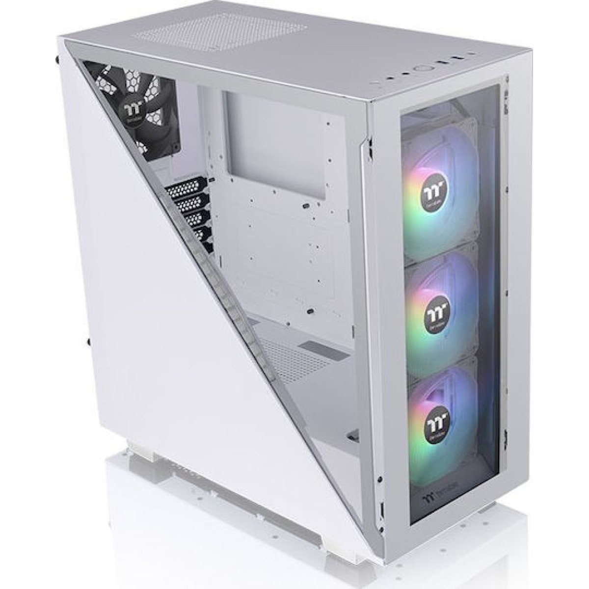 Thermaltake Divider 300 TG ARGB Gaming Midi Tower Κουτί Υπολογιστή με Πλαϊνό Παράθυρο Snow