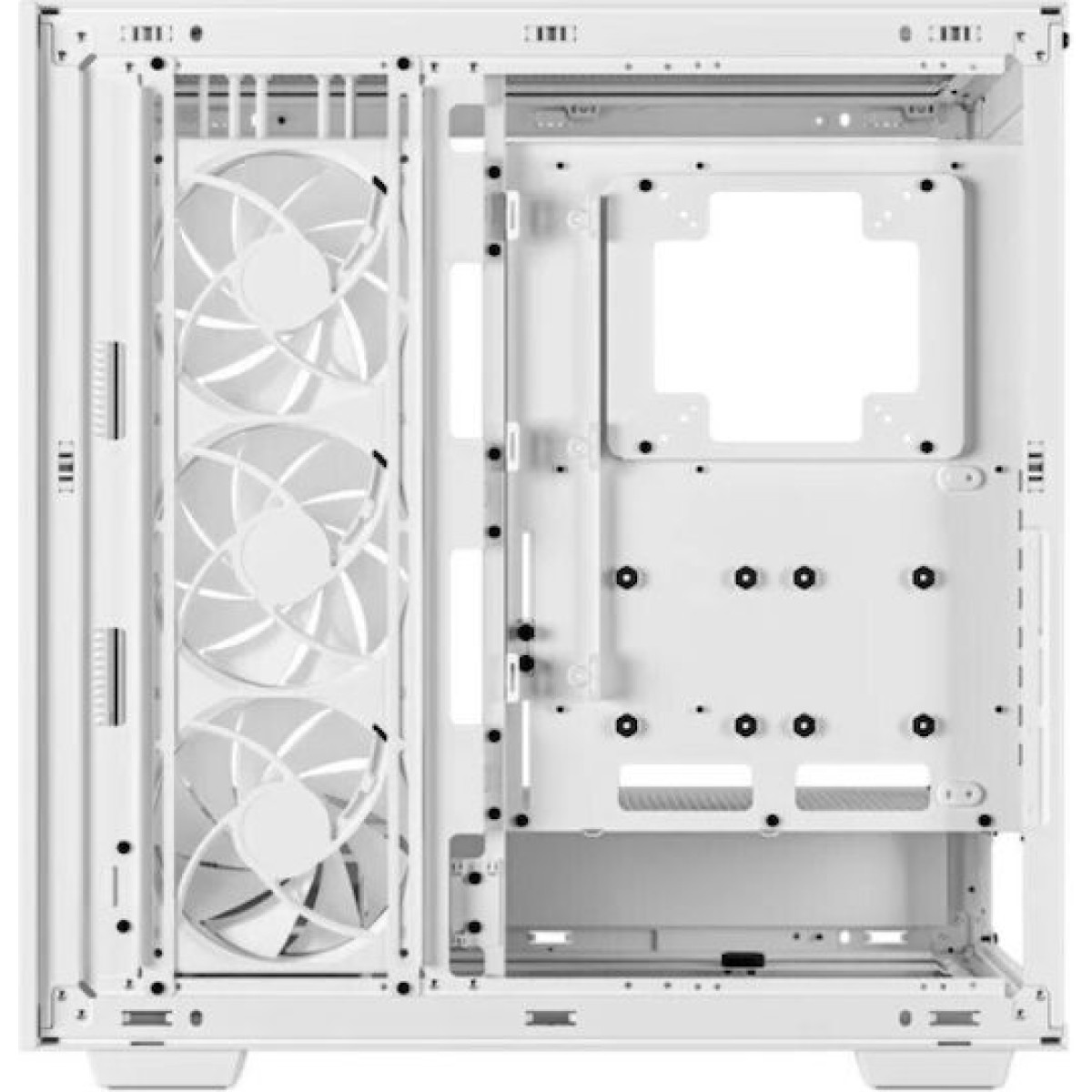 Deepcool Morpheus Gaming Full Tower Κουτί Υπολογιστή με Πλαϊνό Παράθυρο Λευκό