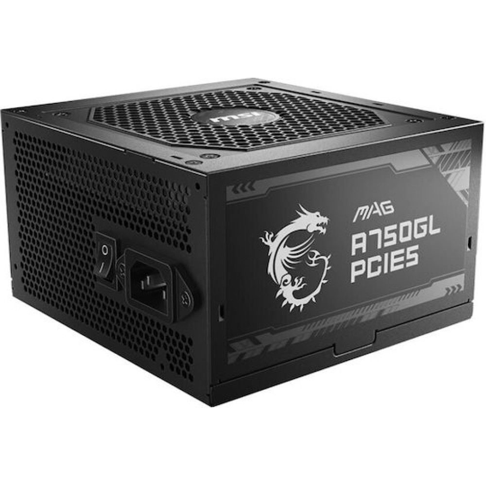 MSI MAG A750GL PCIE5 750W Μαύρο Τροφοδοτικό Υπολογιστή Full Modular 80 Plus Gold