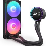 NZXT Kraken Elite 240 (v2) Υδρόψυξη Επεξεργαστή Διπλού Ανεμιστήρα 120mm για Socket AM4/AM5/1700/1200/115x με RGB Φωτισμό