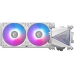 MSI MAG CoreLiquid Υδρόψυξη Επεξεργαστή Διπλού Ανεμιστήρα 120mm για Socket AM4/AM5/1700/1200/115x με ARGB Φωτισμό Λευκή