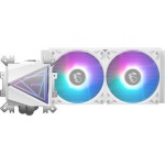 MSI MAG CoreLiquid Υδρόψυξη Επεξεργαστή Διπλού Ανεμιστήρα 120mm για Socket AM4/AM5/1700/1200/115x με ARGB Φωτισμό Λευκή