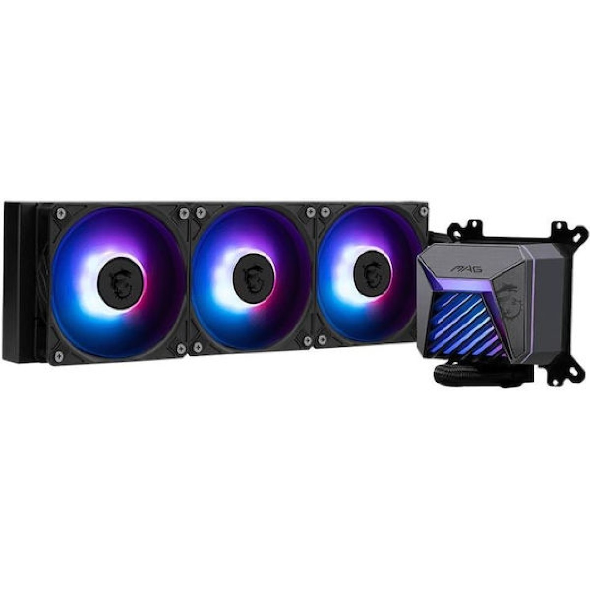 MSI MAG CoreLiquid A15 360 Υδρόψυξη Επεξεργαστή Τριπλού Ανεμιστήρα 120mm για Socket AM4/AM5/1700 με ARGB Φωτισμό