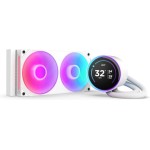 NZXT Kraken Elite 240 (v2) Υδρόψυξη Επεξεργαστή Διπλού Ανεμιστήρα 120mm για Socket AM4/AM5/1700/1200/115x με RGB Φωτισμό Λευκή