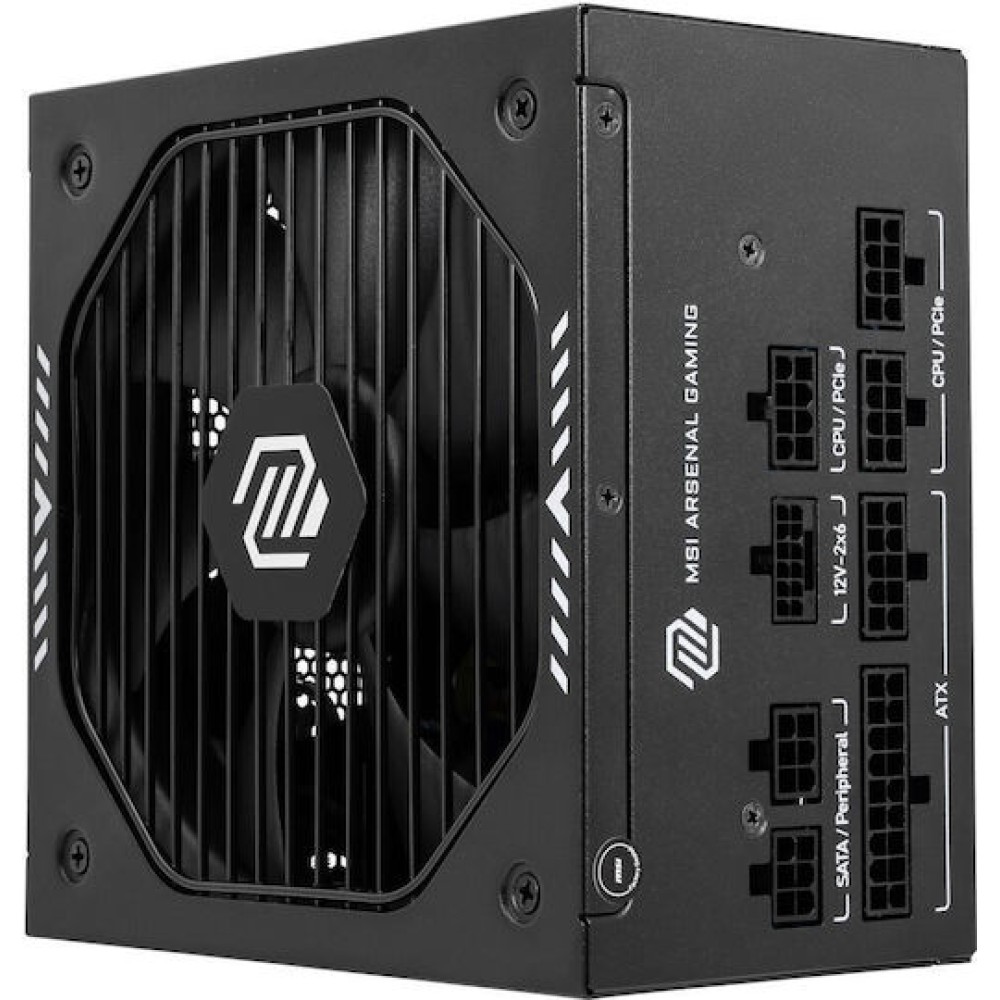MSI MAG A750GLS 750W Μαύρο Τροφοδοτικό Υπολογιστή Full Modular 80 Plus Gold