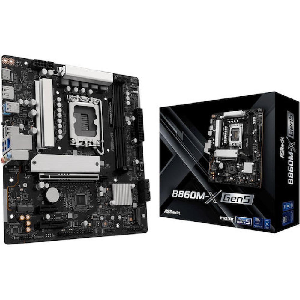 ASRock B860M-X GEN5 Motherboard Micro ATX με Intel 1851 Socket