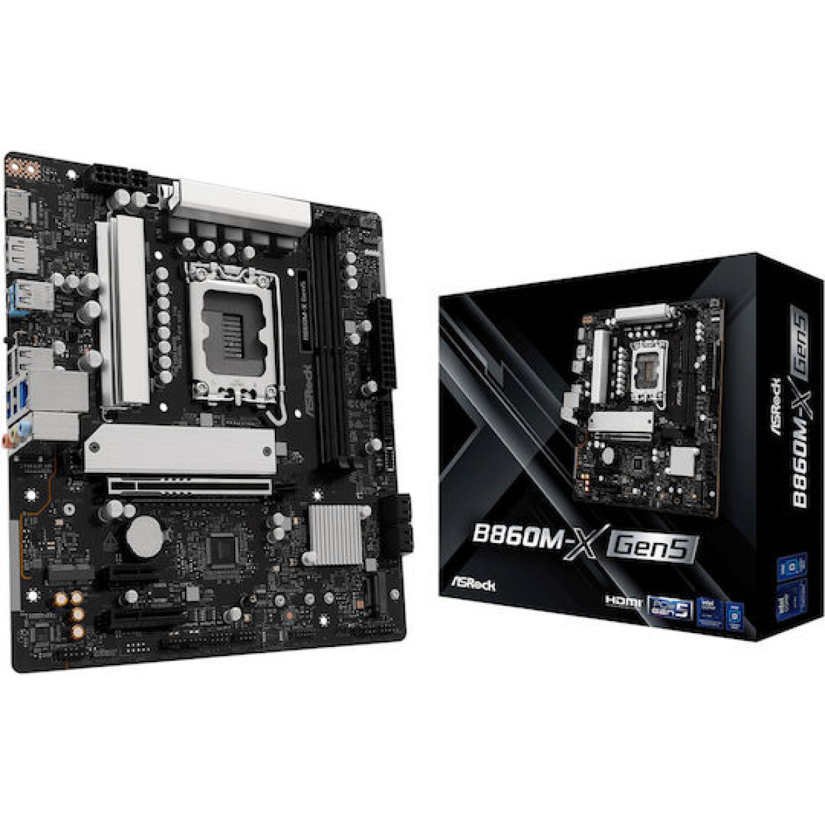ASRock B860M-X GEN5 Motherboard Micro ATX με Intel 1851 Socket