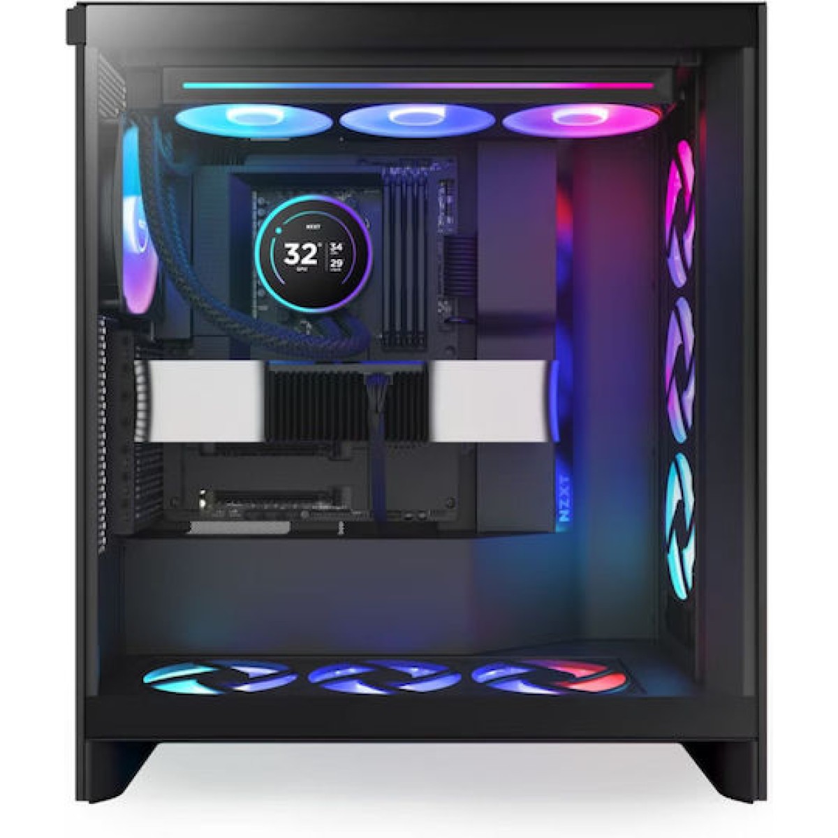 NZXT Kraken Elite 360 (v2) Υδρόψυξη Επεξεργαστή Τριπλού Ανεμιστήρα 120mm για Socket AM4/AM5/1700/1200 με RGB Φωτισμό