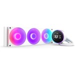 NZXT Kraken Elite 360 RGB Υδρόψυξη Επεξεργαστή Τριπλού Ανεμιστήρα 120mm για Socket AM4/AM5/1700/1200/115x Λευκή
