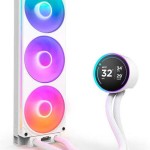 NZXT Kraken Elite 360 RGB Υδρόψυξη Επεξεργαστή Τριπλού Ανεμιστήρα 120mm για Socket AM4/AM5/1700/1200/115x Λευκή