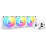 NZXT Kraken Elite 360 RGB Υδρόψυξη Επεξεργαστή Τριπλού Ανεμιστήρα 120mm για Socket AM4/AM5/1700/1200/115x Λευκή