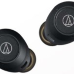 Audio Technica ATH-CKS30TW+ In-ear Bluetooth Handsfree Ακουστικά με Αντοχή στον Ιδρώτα και Θήκη Φόρτισης Matt Black