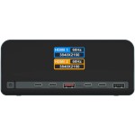 Icy Box USB-C Docking Station με HDMI PD Ethernet Μαύρο (IB-DK4038-LCD)