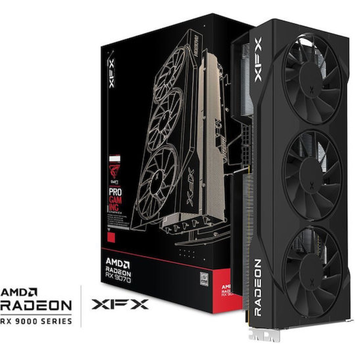 XFX Radeon RX 9070 GRE 12GB GDDR6 Swift Κάρτα Γραφικών
