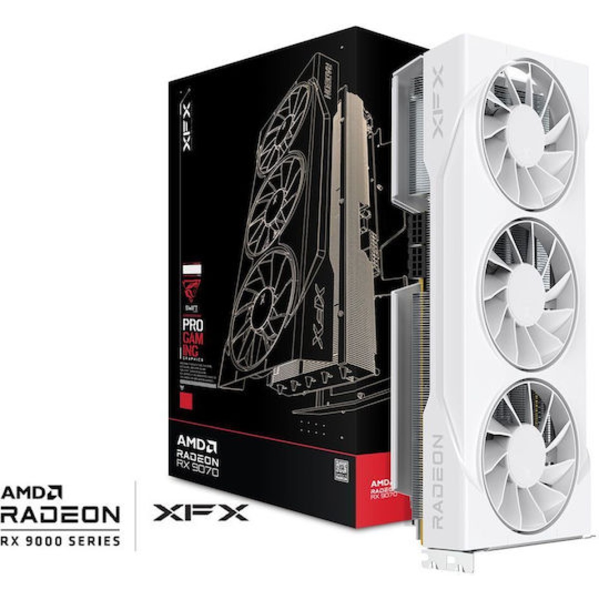 XFX Radeon RX 9070 GRE 12GB GDDR6 Swift Κάρτα Γραφικών