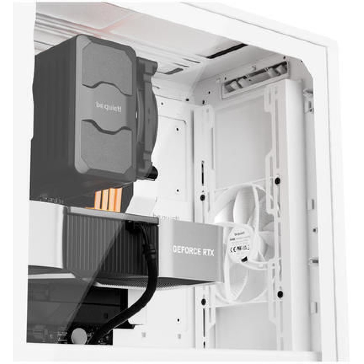 Be Quiet Pure Base 501 Midi Tower Κουτί Υπολογιστή με Πλαϊνό Παράθυρο Airflow Window White