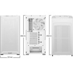 Be Quiet Pure Base 501 Midi Tower Κουτί Υπολογιστή με Πλαϊνό Παράθυρο Airflow Window White