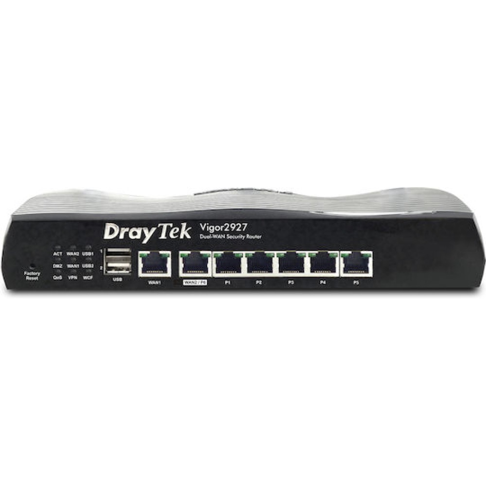 Draytek Vigor 2927 (DE) Ασύρματο Router Wi‑Fi 5 με 5 Θύρες Gigabit Ethernet