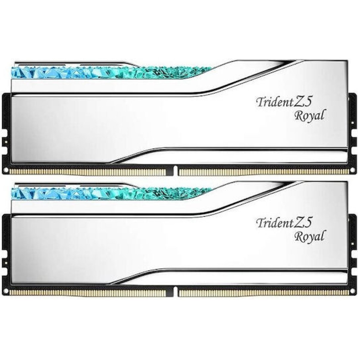 G.Skill Trident Z5 Royal DDR5 32GB RAM με 2x16GB Modules και Ταχύτητα 6400 για Desktop