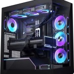Phanteks NV5 MKII Midi Tower Κουτί Υπολογιστή με Πλαϊνό Παράθυρο Satin Black
