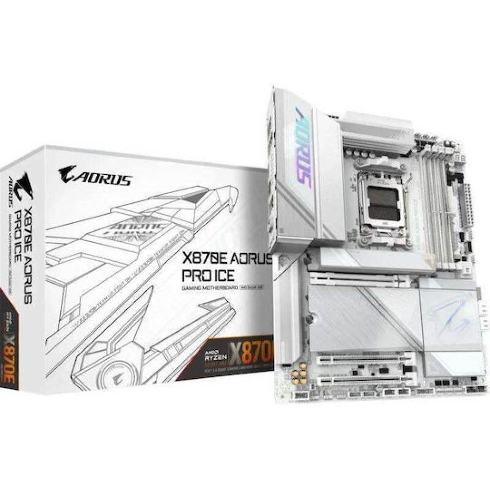 Gigabyte X870E Aorus PRO ICE Wi-Fi Motherboard ATX με AMD AM5 Socket
