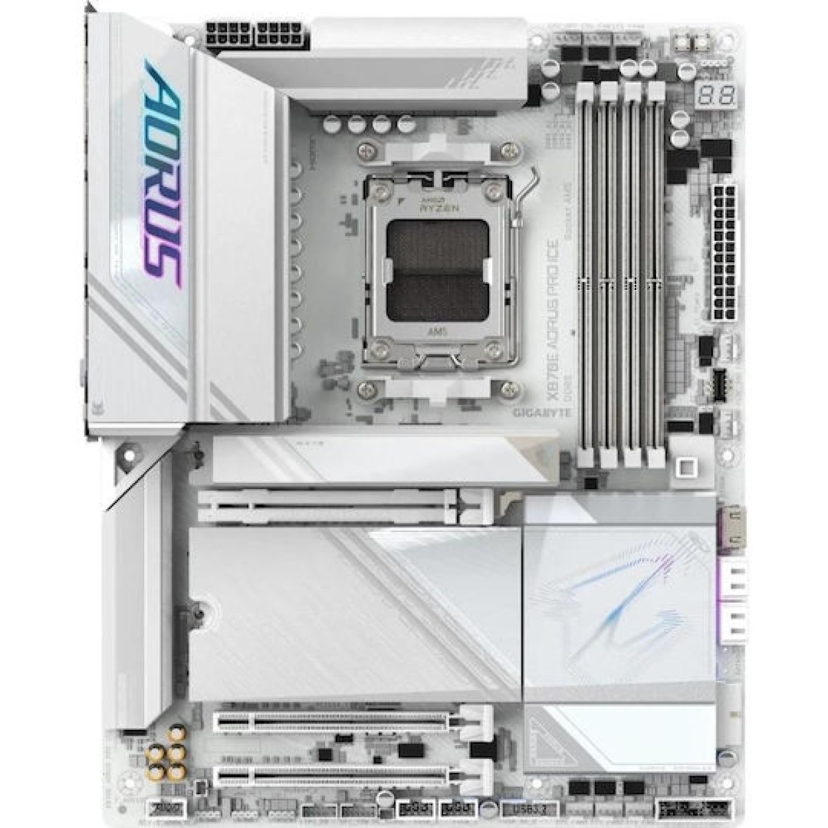 Gigabyte X870E Aorus PRO ICE Wi-Fi Motherboard ATX με AMD AM5 Socket