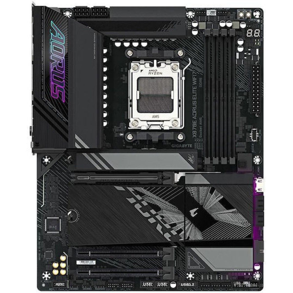 Gigabyte X870E AORUS ELITE WIFI7 Motherboard ATX με AMD AM5 Socket