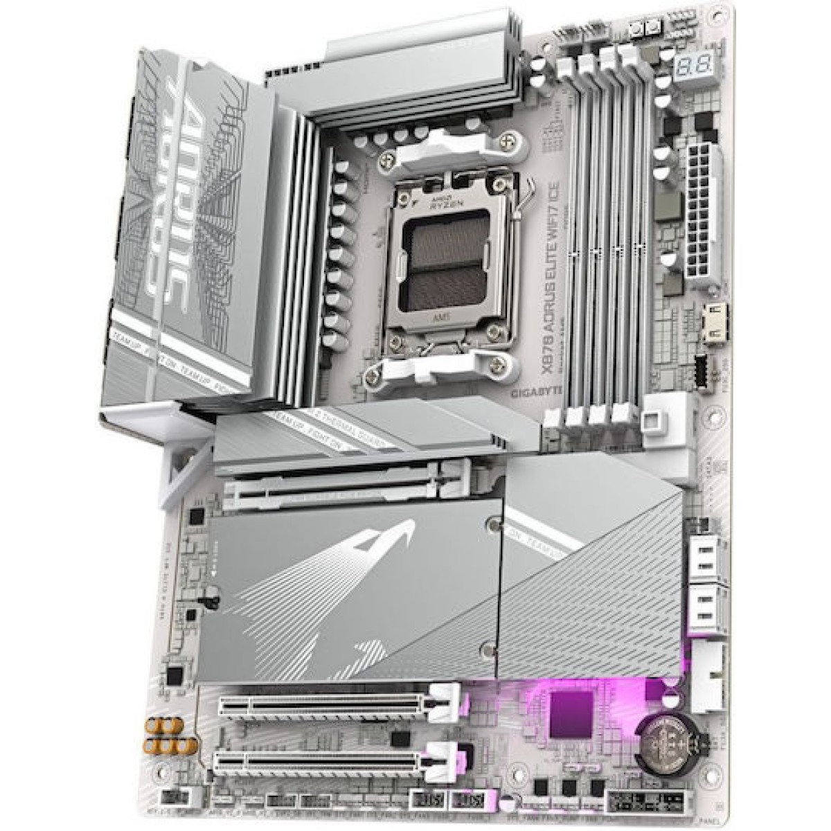 Gigabyte X870 Aorus Elite WIFI7 ICE Motherboard ATX με AMD AM5 Socket