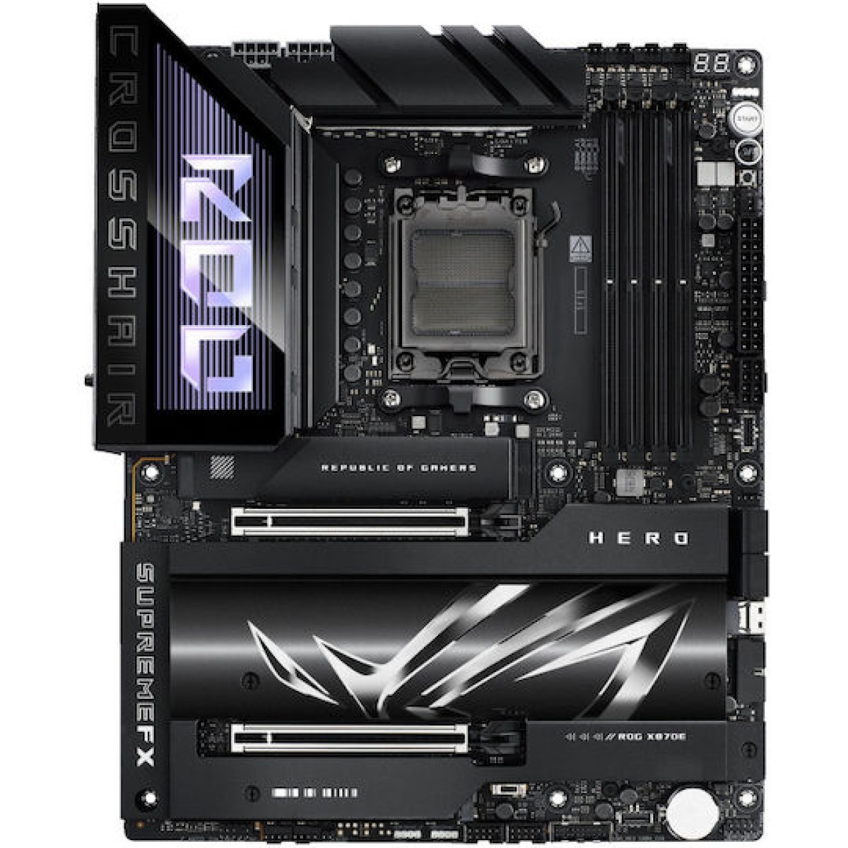 Asus ROG CROSSHAIR X870E HERO Wi-Fi Motherboard ATX με AMD AM5 Socket 90MB1IE0-M0EAY0
