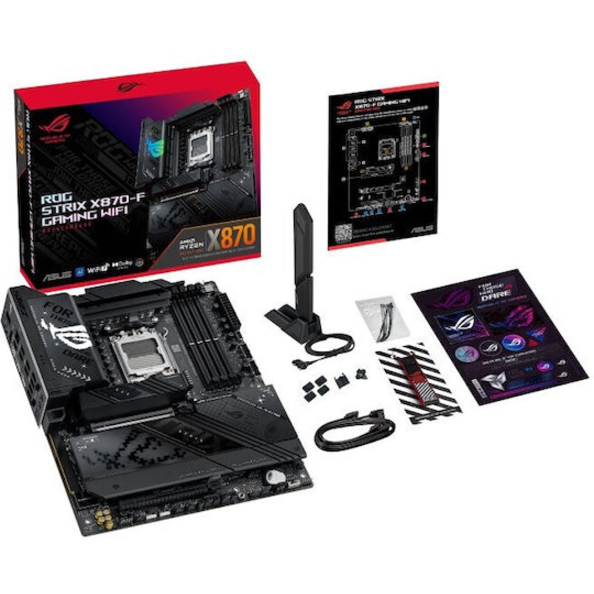 Asus ROG STRIX X870-F GAMING WIFI Motherboard ATX με AMD AM5 Socket 90MB1IV0-M0EAY0