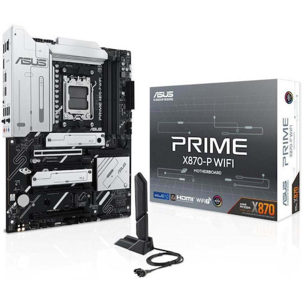 Asus PRIME X870-P WIFI Motherboard ATX με AMD AM5 Socket 90MB1IS0-M0EAY0