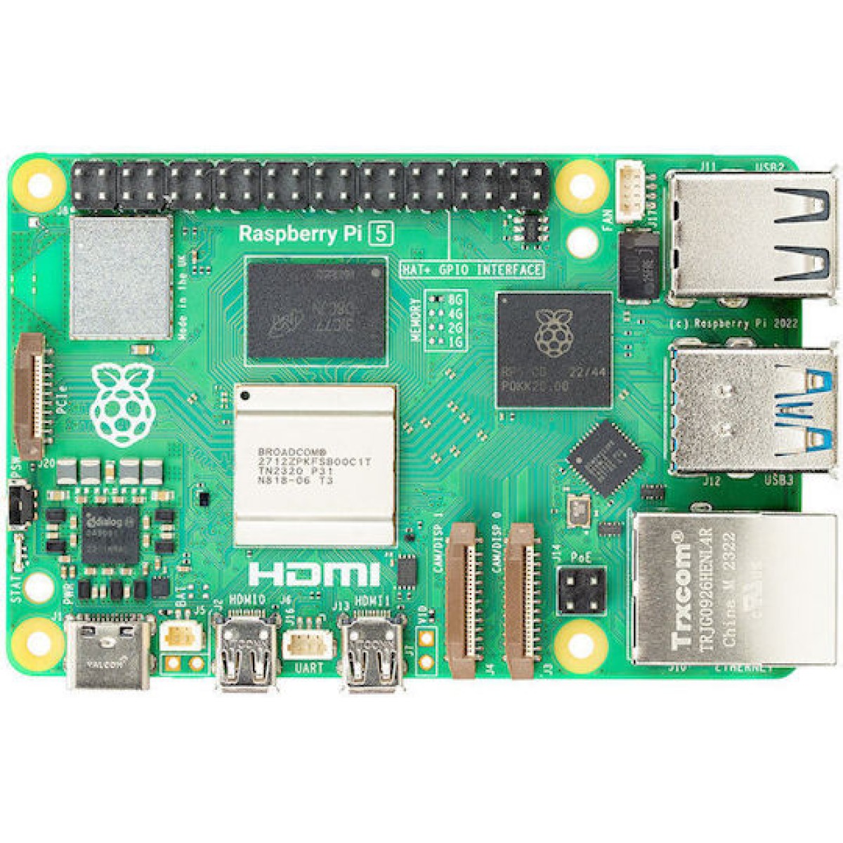 Raspberry Pi 5 Barebone (Cortex-A76 / 2GB DDR4)