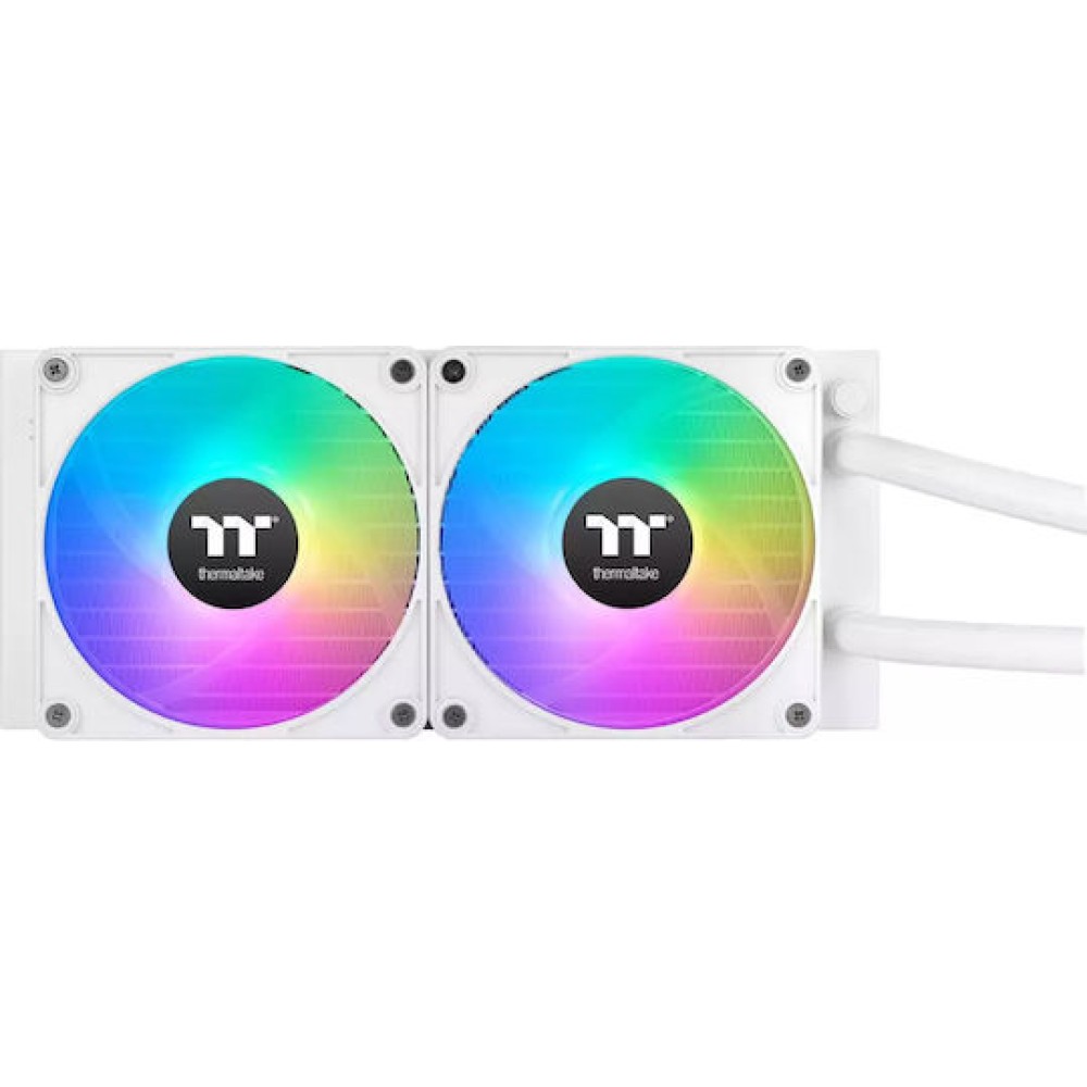 Thermaltake TH240 Ultra EX Snow Edition (v2) Υδρόψυξη Επεξεργαστή Διπλού Ανεμιστήρα 120mm για Socket AM4/AM5/1700/1200/115x με ARGB Φωτισμό