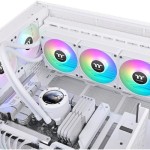 Thermaltake TH360 EX Snow Edition (v2) Υδρόψυξη Επεξεργαστή Τριπλού Ανεμιστήρα 120mm για Socket AM4/AM5/1700/1200/115x με ARGB Φωτισμό