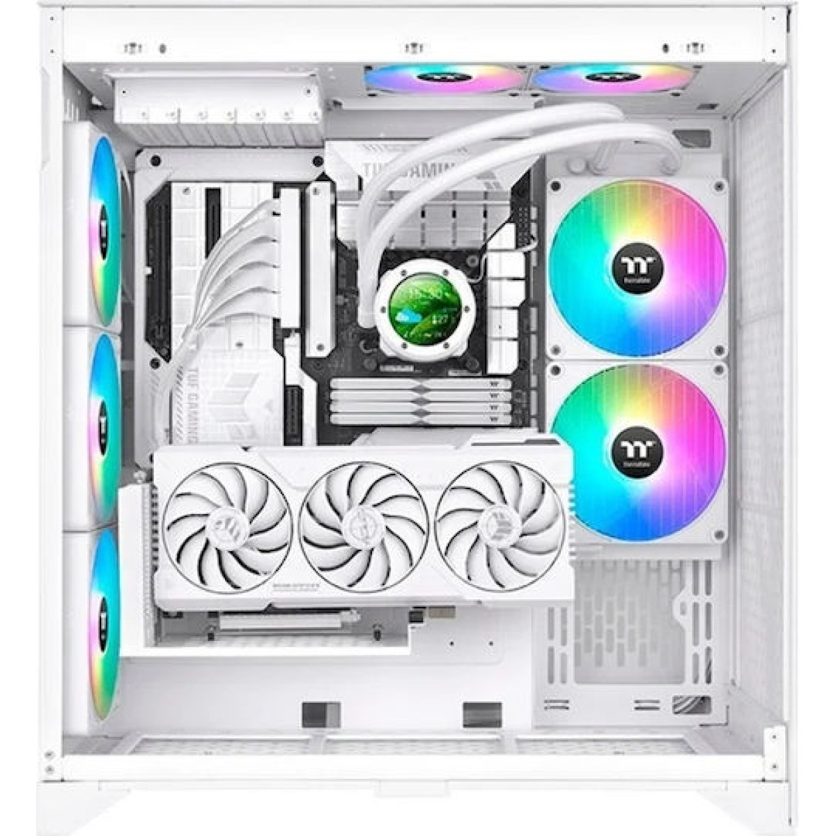 Thermaltake TH280 Ultra EX Snow Edition (v2) Υδρόψυξη Επεξεργαστή Διπλού Ανεμιστήρα 120mm για Socket AM4/AM5/1700/1200/115x με ARGB Φωτισμό