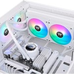 Thermaltake TH280 Ultra EX Snow Edition (v2) Υδρόψυξη Επεξεργαστή Διπλού Ανεμιστήρα 120mm για Socket AM4/AM5/1700/1200/115x με ARGB Φωτισμό