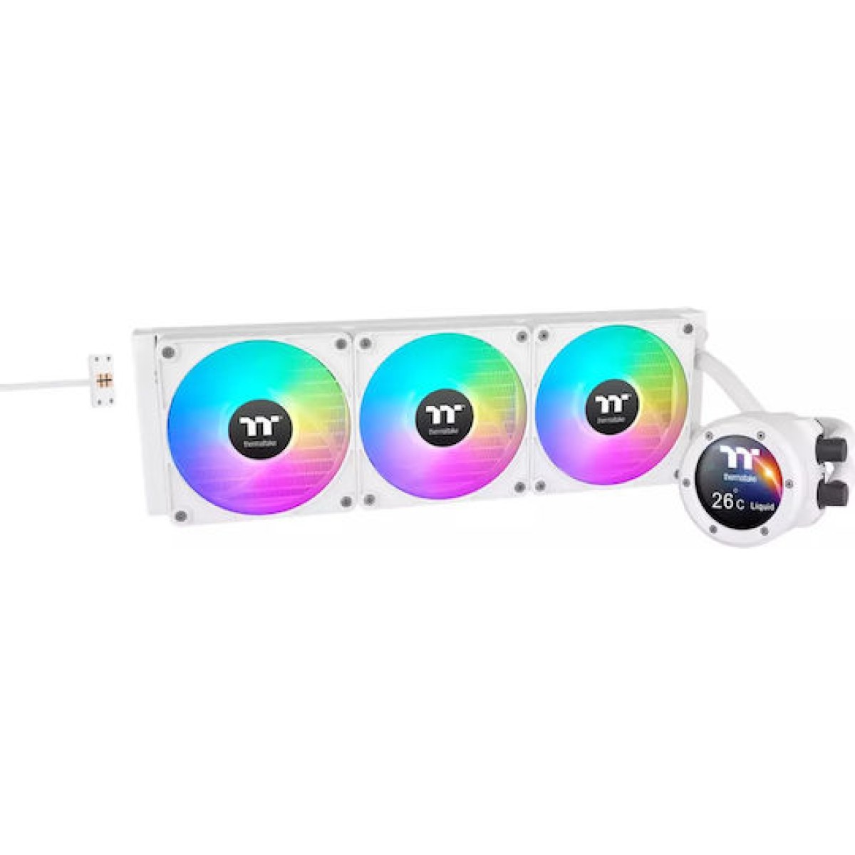 Thermaltake TH420 Ultra EX Snow Edition (v2) Υδρόψυξη Επεξεργαστή Τριπλού Ανεμιστήρα 140mm για Socket AM4/AM5/1700/1200/115x με ARGB Φωτισμό