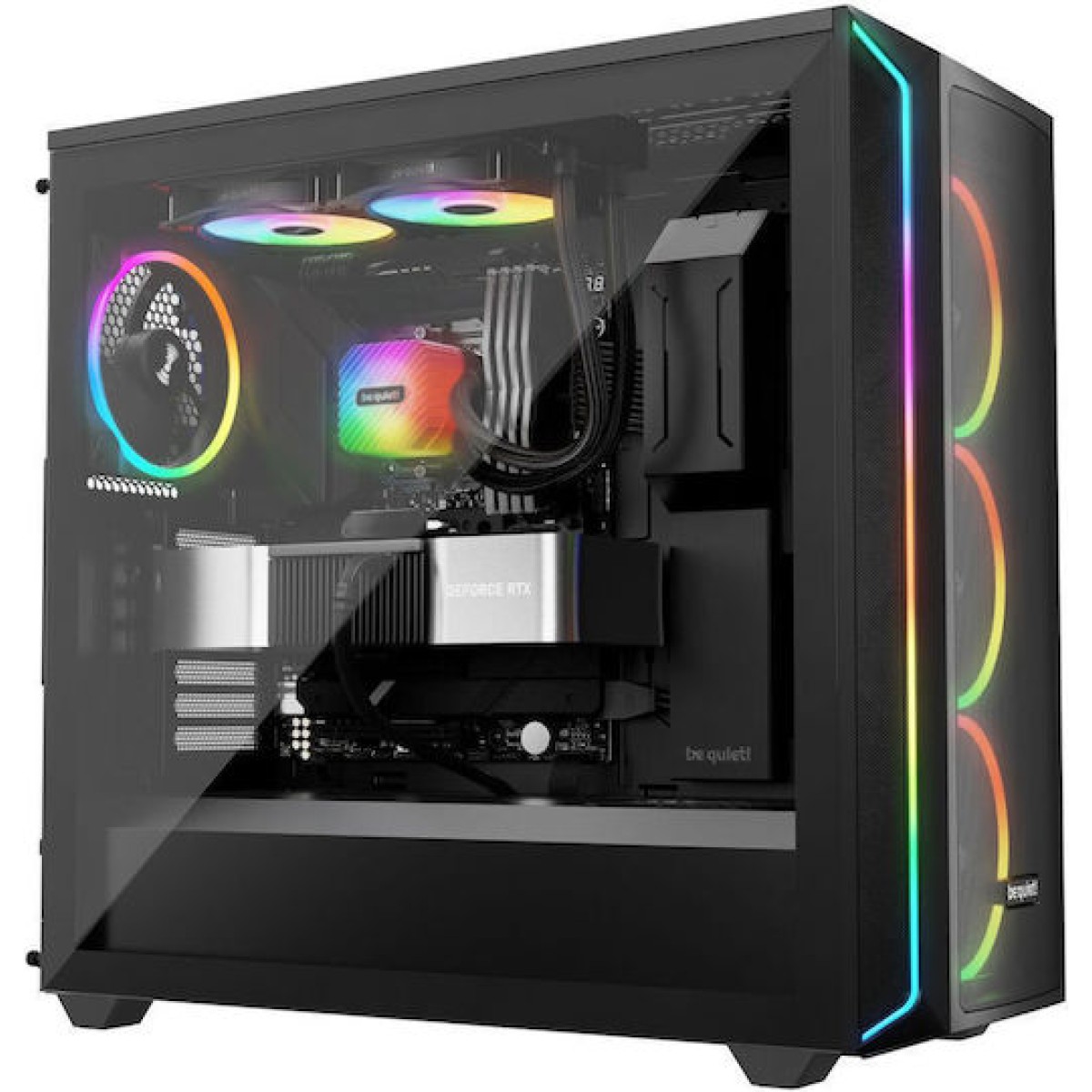 Be Quiet Light Loop Υδρόψυξη Επεξεργαστή Διπλού Ανεμιστήρα 120mm για Socket AM4/AM5/1700/1200/115x με ARGB Φωτισμό