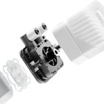 Be Quiet Light Loop Υδρόψυξη Επεξεργαστή Διπλού Ανεμιστήρα 120mm για Socket AM4/AM5/1700/1200/115x με ARGB Φωτισμό Λευκή