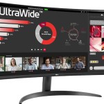 LG 34WR50QK-B Ultrawide VA HDR Curved Monitor 34\