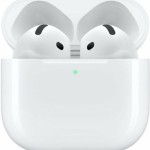 Apple AirPods 4 Earbud Bluetooth Handsfree Ακουστικά με Αντοχή στον Ιδρώτα και Θήκη Φόρτισης Λευκά