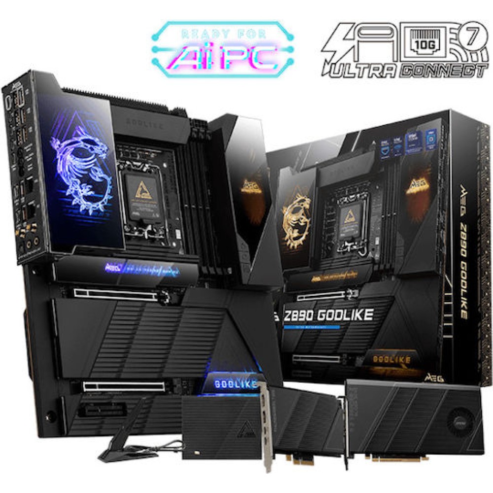 MSI MEG Z890 Godlike Wi-Fi Motherboard ATX με Intel 1851 Socket 911-7E21-001