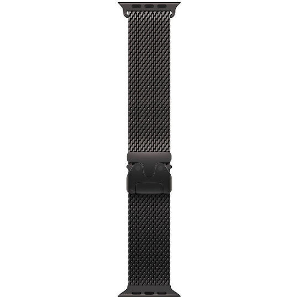 Apple Watch Ultra 2 2024 Titanium 49mm Αδιάβροχο με eSIM και Παλμογράφο (Black με Black Titanium Milanese Loop - Medium)