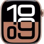 Apple Watch Series 10 Cellular Aluminium 42mm Αδιάβροχο με eSIM και Παλμογράφο (Rose Gold με Light Blush Sport Band (S/M))