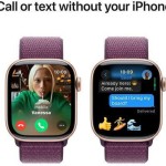 Apple Watch Series 10 Cellular Aluminium 42mm Αδιάβροχο με eSIM και Παλμογράφο (Rose Gold με Plum Sport Loop)