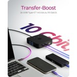 Icy Box USB-C Docking Station με HDMI 4K PD Ethernet και σύνδεση 3 Οθονών Μαύρο (IB-DK4090-C)