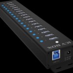 Icy Box USB 3.2 Hub 16 Θυρών με σύνδεση USB-A & Θύρα Φόρτισης και Εξωτερική Παροχή Ρεύματος