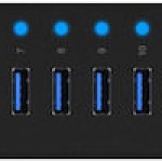 Icy Box USB 3.2 Hub 16 Θυρών με σύνδεση USB-A & Θύρα Φόρτισης και Εξωτερική Παροχή Ρεύματος