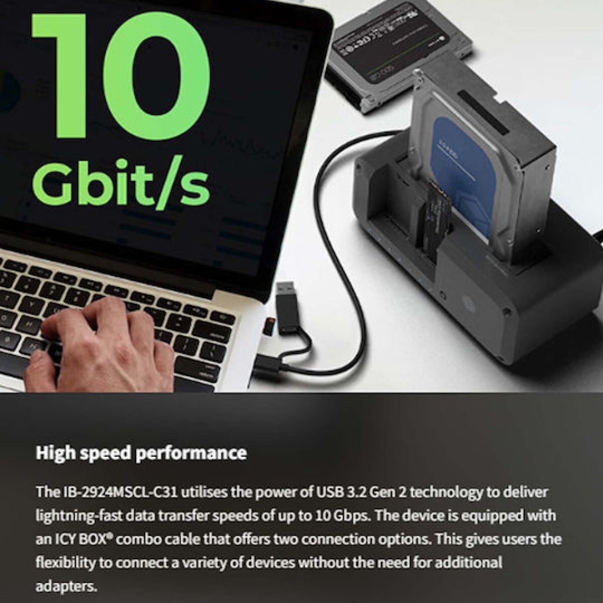 Icy Box Θήκη για Σκληρό Δίσκο 2.5