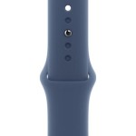 Apple Watch Series 10 Cellular Aluminium 46mm Αδιάβροχο με eSIM και Παλμογράφο (Sport Blue Denim S/M)
